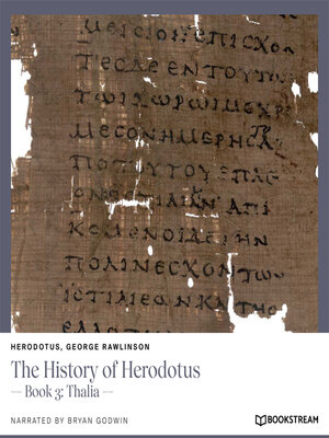 cover image of The History of Herodotus--Book 3